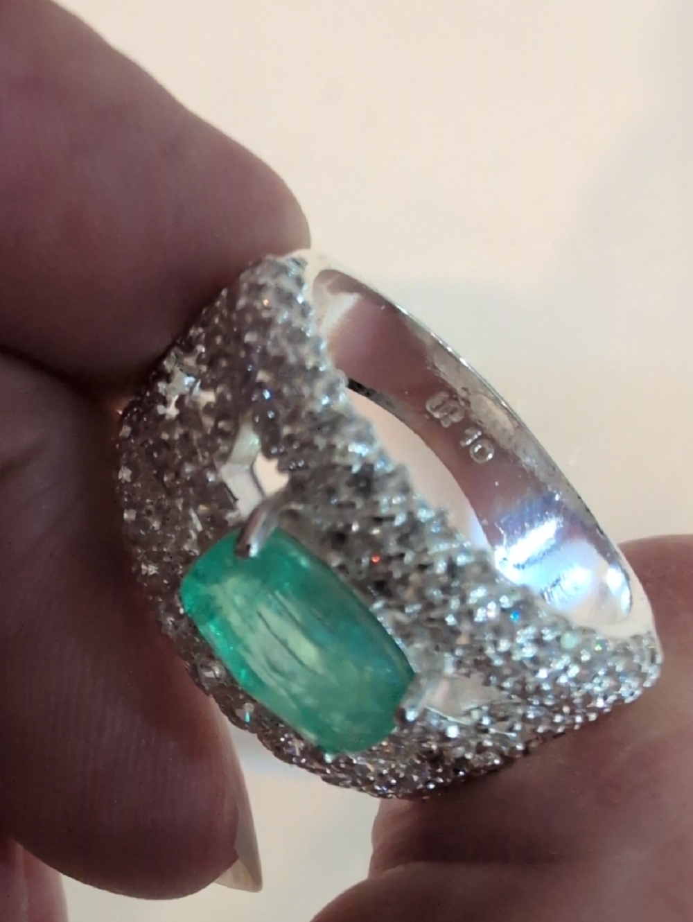 Bomb Party "GlamorousTraveler" Lab Created Tourmaline Ring NWT - Picture 7 of 8